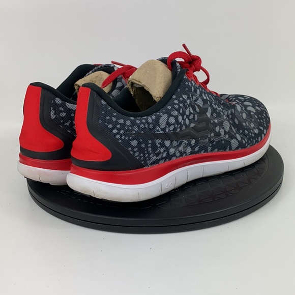 Nike Free 4.0 Print Black/Red/Gray Running Shoes 729818-002 Men's Size 11 - Picture 5 of 14